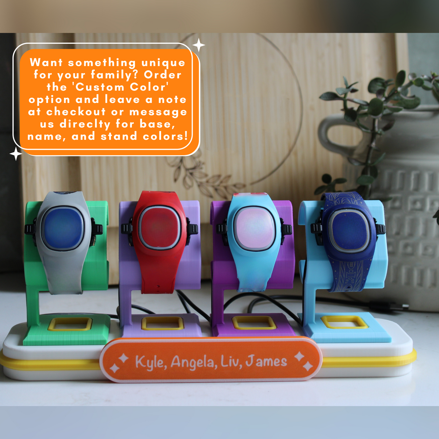 Customizable Charging Station Compatible with MagicBand+