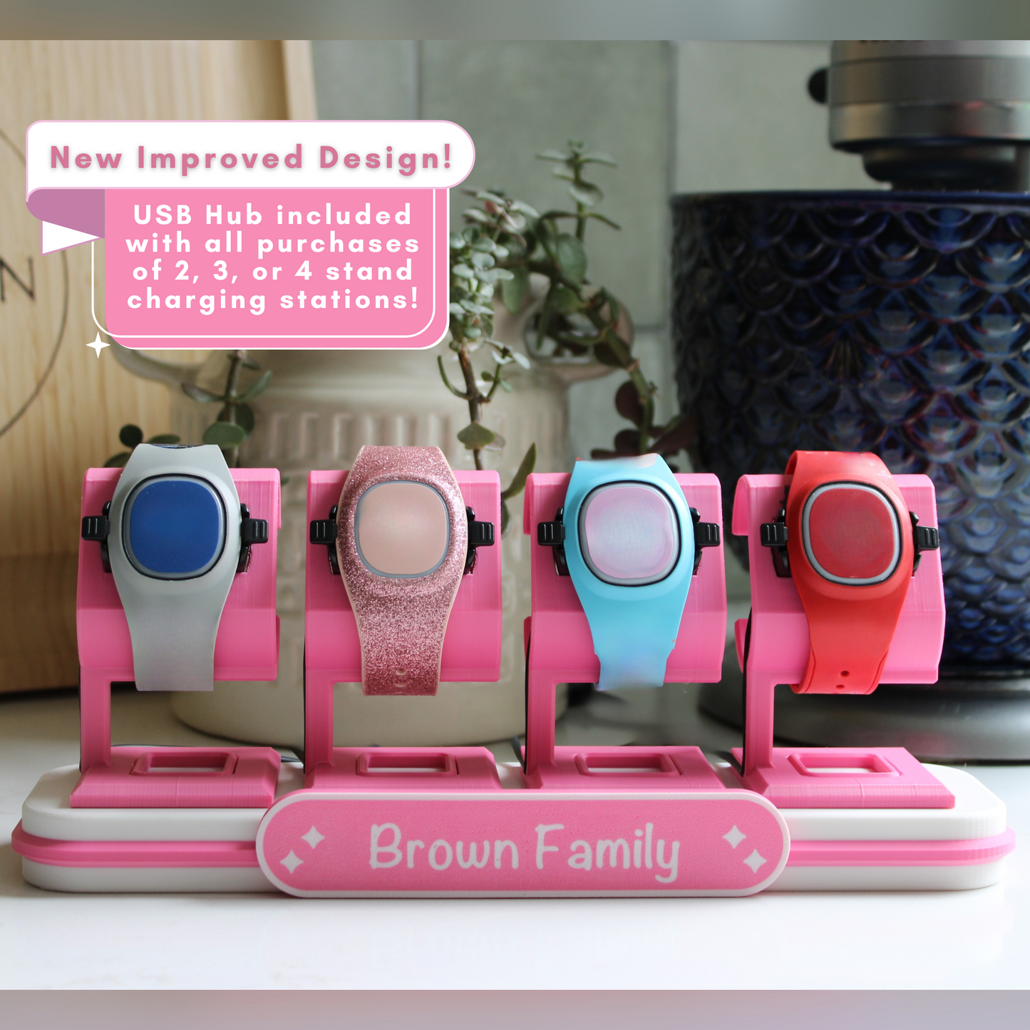 Customizable Charging Station Compatible with MagicBand+